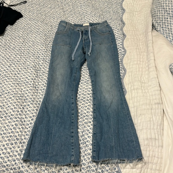 Mother Cropped Flare Jeans - Picture 1 of 4